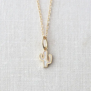 Kris Nations Opal Cactus Necklace