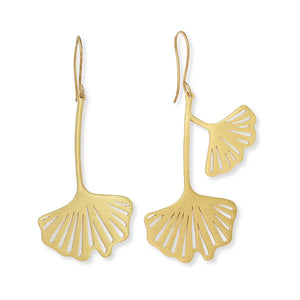 Ink & Alloy Amelia Leaf Earrings