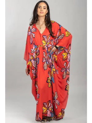 Birds of Paradise Caftan Maxi