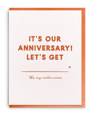Fill in the Blank Anniversary Card