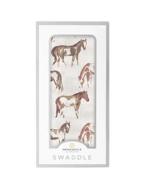Newcastle Wild Horses Natural Swaddle