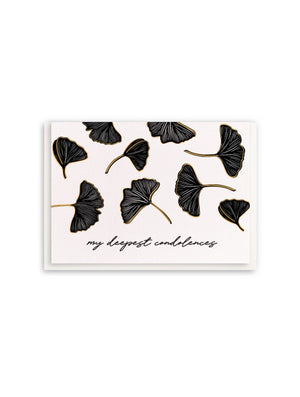 Mini Deepest Condolences Card