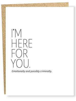Here for You Card