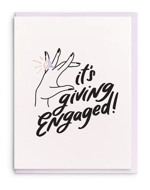 It's Giving, Engaged Card