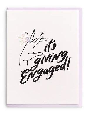 It's Giving, Engaged Card