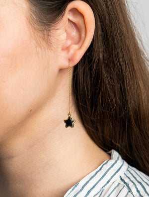 Star Threader Earrings