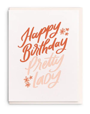 Pretty Lady Birthday Card