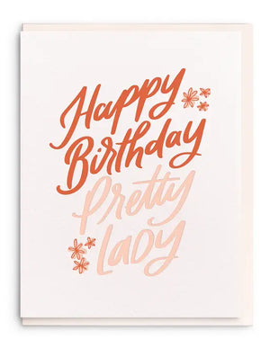 Pretty Lady Birthday Card