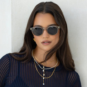 FREYRS Cameron Crystal Grey Sunglasses
