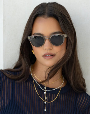 FREYRS Cameron Crystal Grey Sunglasses