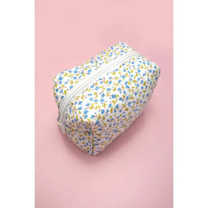 Ditsy Floral Quilted Cosmetic Bag