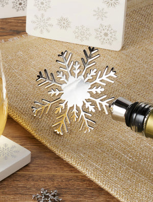 Holiday Snowflake Bottle Stopper