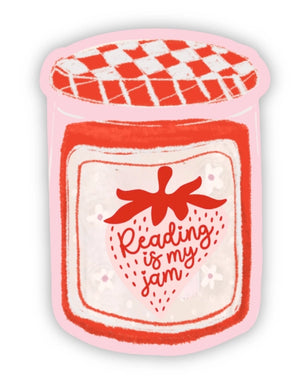 Reading is My Jam Sticker
