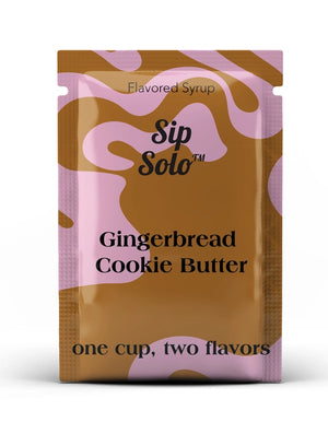 Gingerbread Cookie Butter Single-Serve Syrup