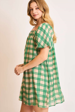 Coralyn Cross-Hatch Dress