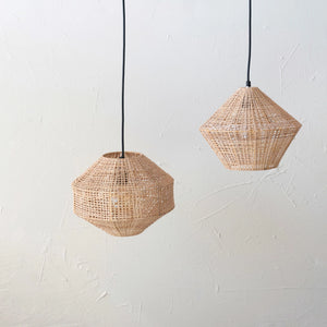 Hand-Woven Rattan Pendant Light
