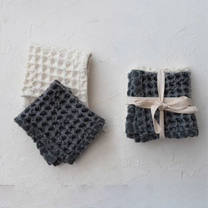 Cotton Waffle S/2 Dish Cloth