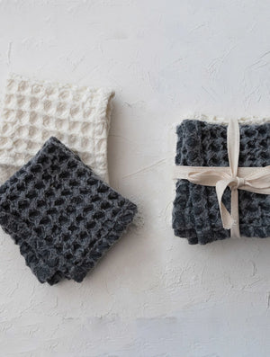 Cotton Waffle S/2 Dish Cloth
