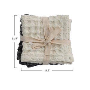Cotton Waffle S/2 Dish Cloth