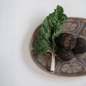 Stoneware Autumn Serving Platter