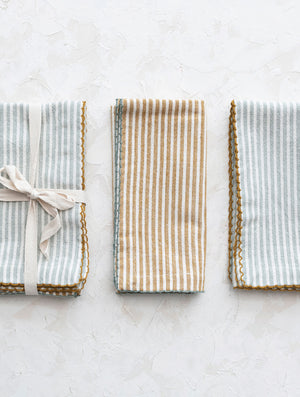 Montauk Striped Kitchen Napkin Set