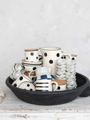 Rustic Statement Clay Bowl