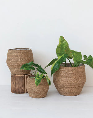 Spring Seagrass Basket Set (S/3)