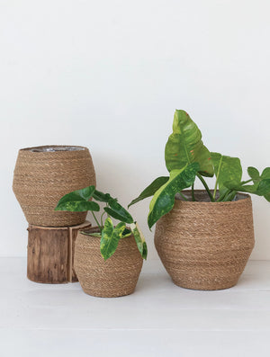 Spring Seagrass Basket Set (S/3)