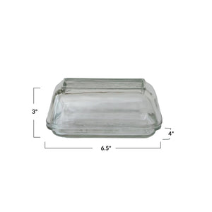 Embossed Cow Butter Dish