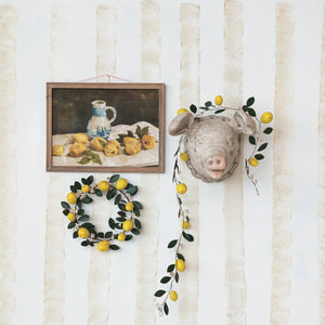 Lemons & Pitcher Wall Decor
