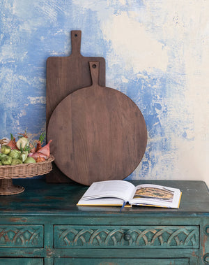 Mango Wood Cheese & Cutting Paddle Board