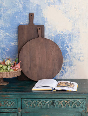 Mango Wood Cheese & Cutting Paddle Board