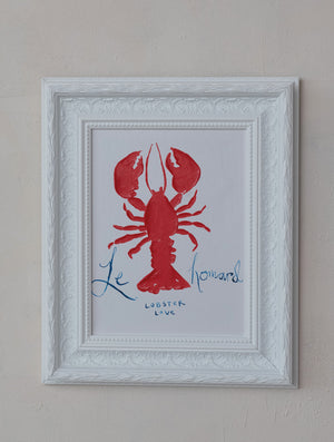 Moulded Composite Le homard Lobster Print