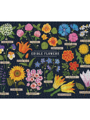 Edible Flowers 1000 Piece Puzzle