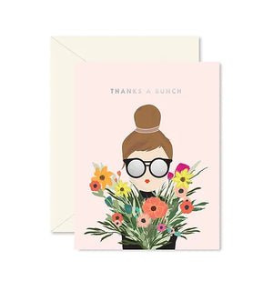 Thanks a Bunch Floral Card