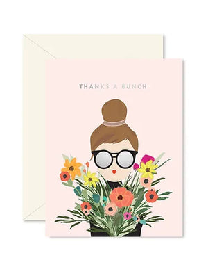 Thanks a Bunch Floral Card