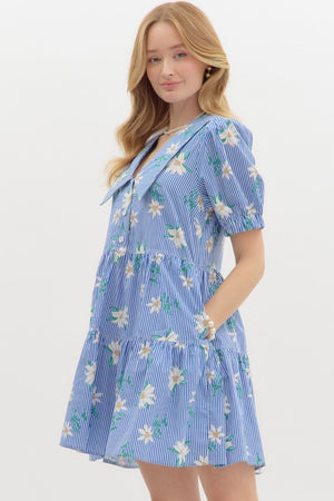 Daisy Mae Striped Mini Dress
