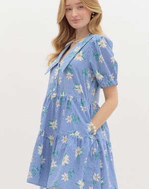 Daisy Mae Striped Mini Dress
