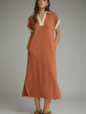 Clara Gameday Longhorn Midi Dress