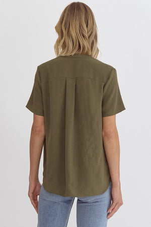 Bethanny Olive Blouse