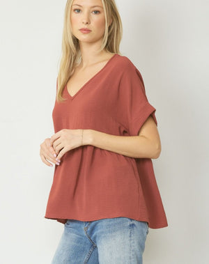 Dahlia Babydoll Blouse