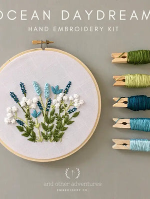 Ocean Daydream Hand Embroidery Kit