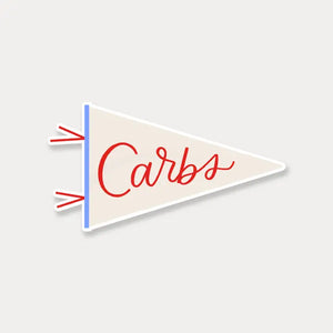 Carbs Pennant Sticker