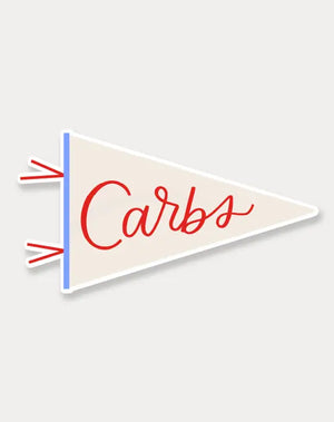 Carbs Pennant Sticker