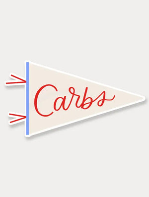 Carbs Pennant Sticker