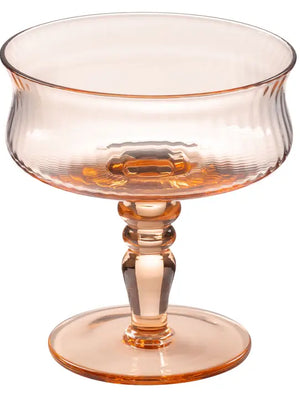 Heirloom Rose Vintage Coupe Glass