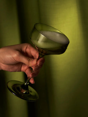 Hunter Green Crystal Coupe