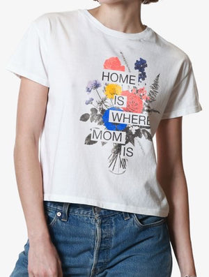 Home is Where Mom Is Crop Tee