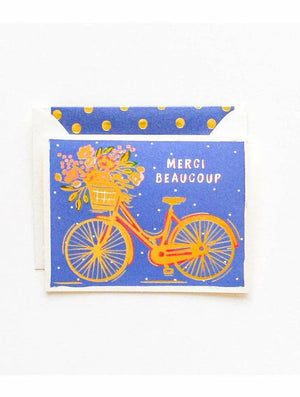 Merci Beaucoup Bicycle Card