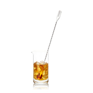 Stainless Steel Trident Cocktail Barspoon